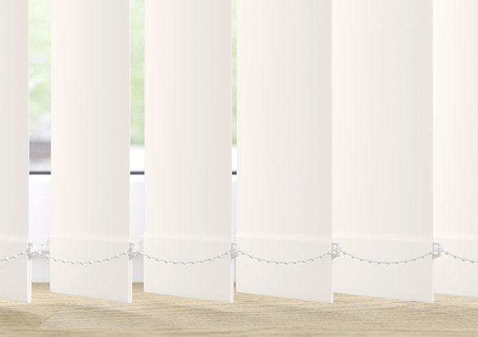 Trinity (Blackout), Off White - Vertical Blind Slats - Image 3